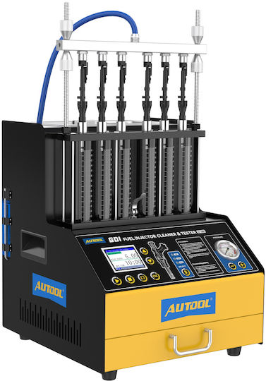Autool Ct500 – Професионална Машина За Почистване и Тестване На Бензинови Дюзи Gdi Efi За 6 Цилиндъра Ултразвукова