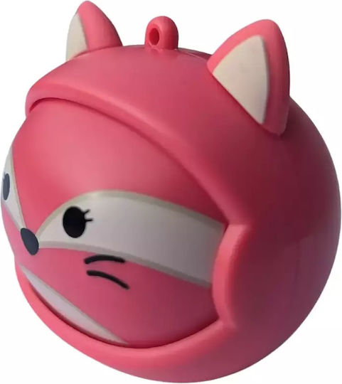 Lazerbuilt Squishmallows In-ear Bluetooth Handsfree Earphones with Charging Case Fifi the Fox