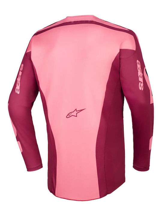 Alpinestars Racer Ανδρική Μπλούζα Motocross Μακρυμάνικη Κόκκινο Χρώμα