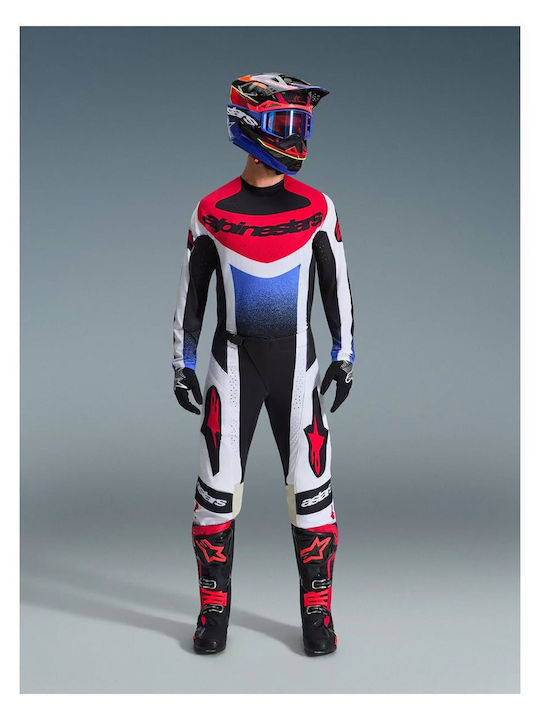 Alpinestars Techstar Pentru bărbați Tricou Motocross Mânecă lungă Negru Culoare