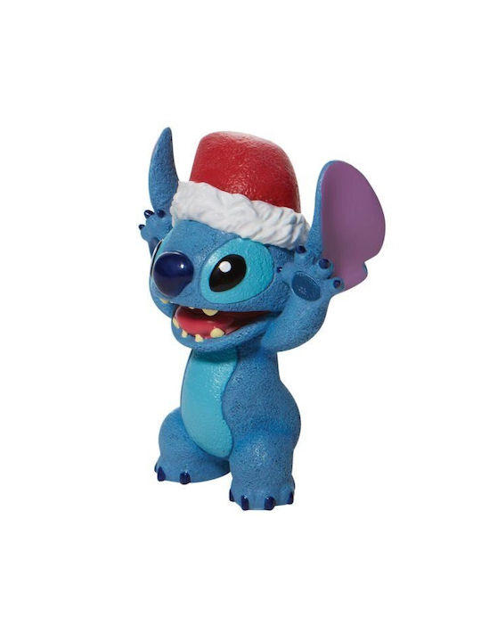 Figurină Decorativă Stitch Cu Pălărie De Moș Crăciun 8 Cm