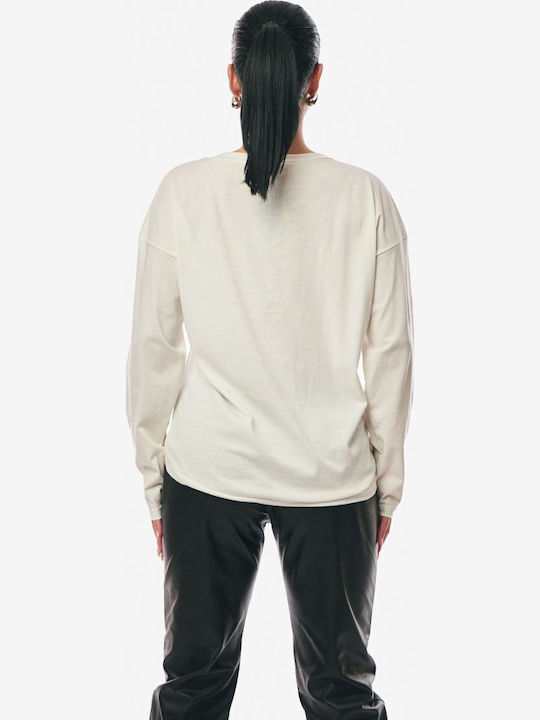 Women's Blouse Long Sleeve Ecru