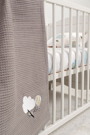 Naf Naf Blanket Cot Waffle White