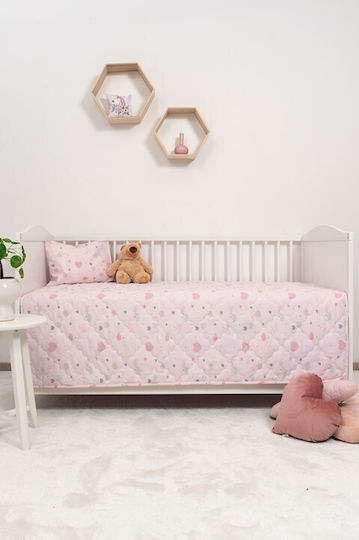 Naf Naf Little Hearts 302 Pink Baby Quilts Set