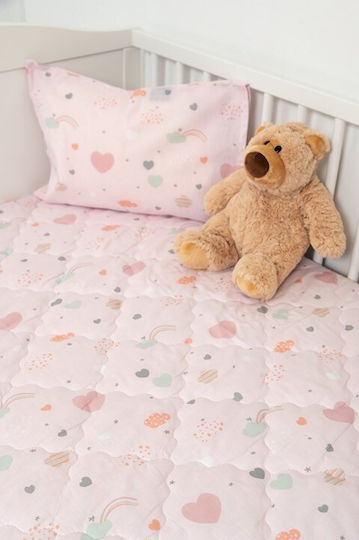 Naf Naf Little Hearts 302 Pink Baby Quilts Set