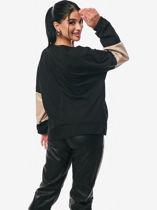 Women's Blouse Cotton Black