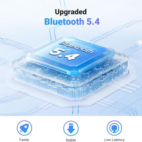 Ugreen USB-C Bluetooth 5.4 Адаптер с Обхват 10м Бял (45812)