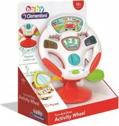Baby Clementoni Electronic Steering Wheel for 10+ Months