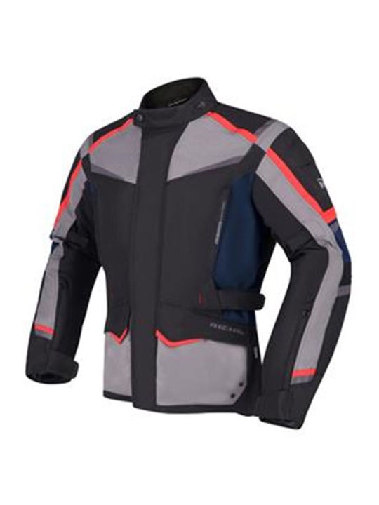 Richa Tundra Herren Motorradjacke 4 Jahreszeiten Wasserdicht Blau