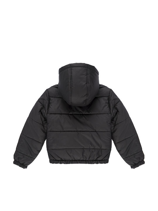 Kinder Steppjacke Schwarz