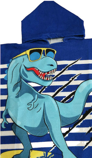 Ocean Addicts Kids Beach Towel Hood Boys 70100-1 Blue