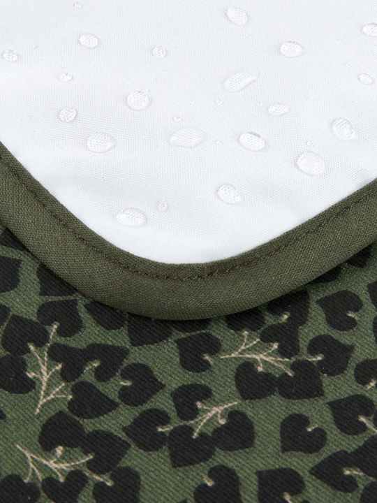 Nobodinoz Yumiko Forest Travel Changing Pad with Green Fabric