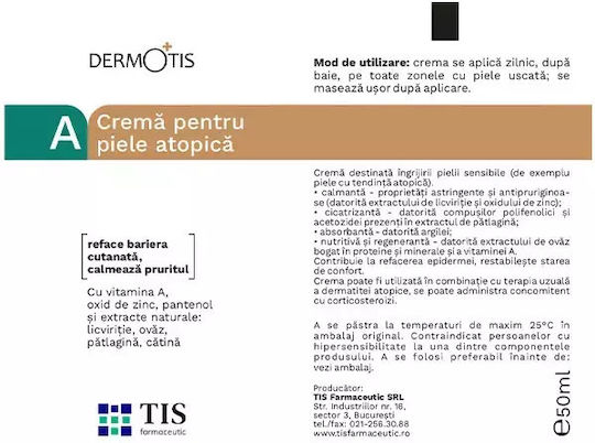 Tis Farmaceutic Cremă Regeneratoare de Față 50ml