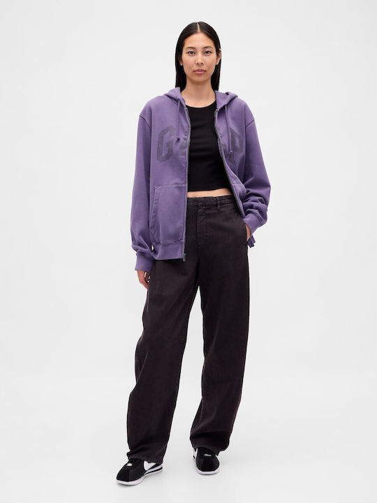 Arch Logo Ζακέτα με Κουκούλα Dark Violet