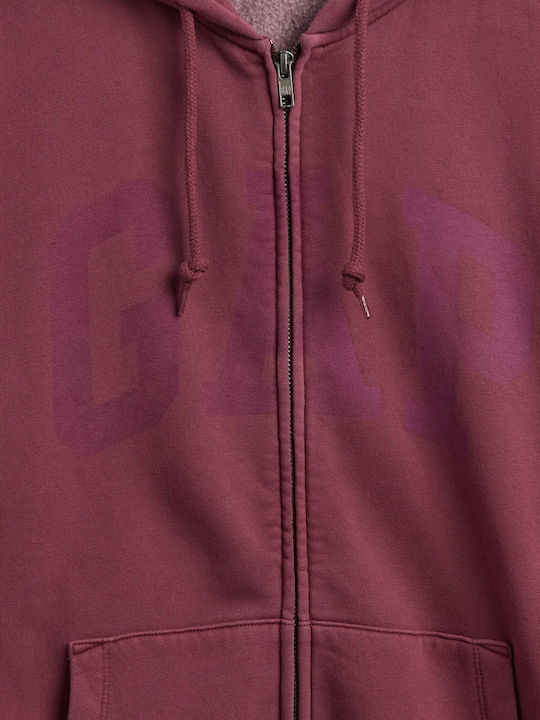 Arch Logo Ζακέτα με Κουκούλα Tuscan Red