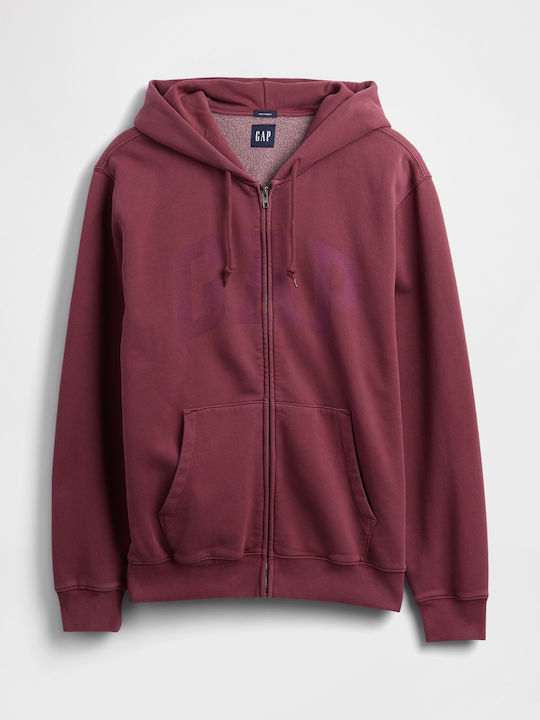 Arch Logo Ζακέτα με Κουκούλα Tuscan Red