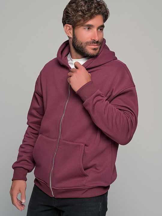 Daily Layer Суитшърт с Качулка Burgundy