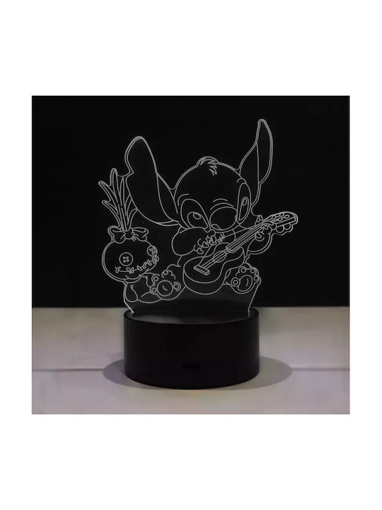 Lumini LED Lampă decorativă pentru copii Stitch 3εκ.