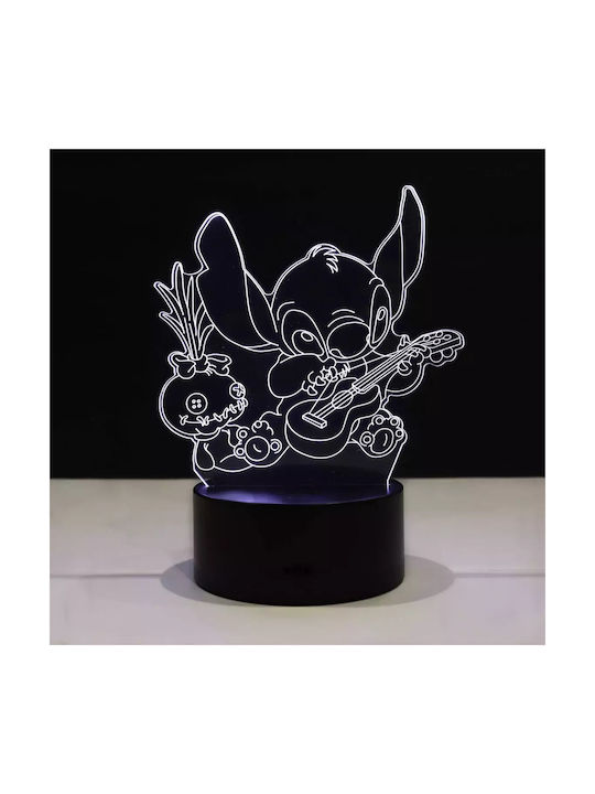 Lumini LED Lampă decorativă pentru copii Stitch 3εκ.