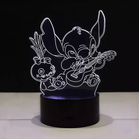 LED Детско Декоративно Осветление Stitch 3εκ.
