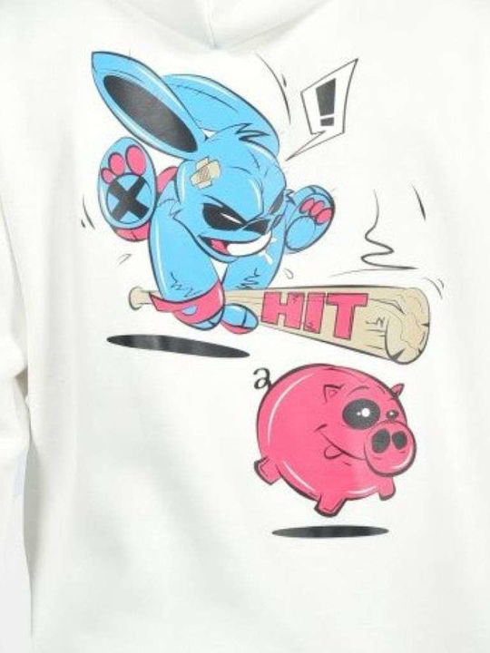 Sweatshirt mit Kapuze White