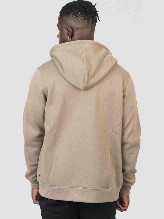 Ζακέτα με Κουκούλα Dk Beige