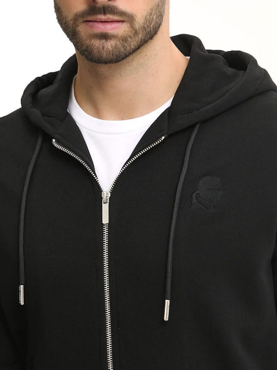 Sweatshirt with Hood Black