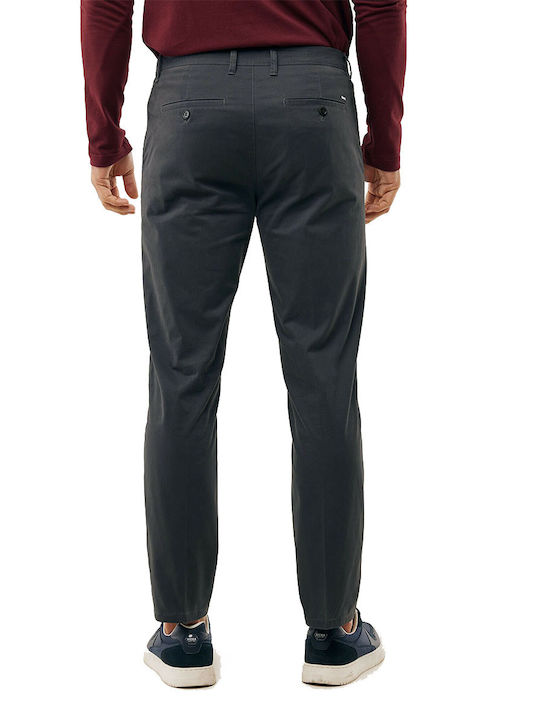 Chino Elastic Pants Dark Gray