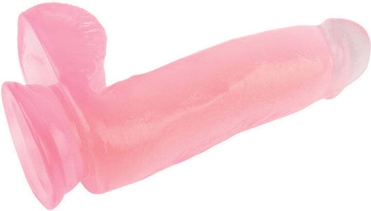 Chisa Novelties Realistic Dildo with Balls and Suction Cup Pink