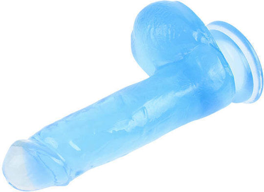 Chisa Novelties Ρεαλιστικό Dildo με Όρχεις και Βεντούζα Μπλε