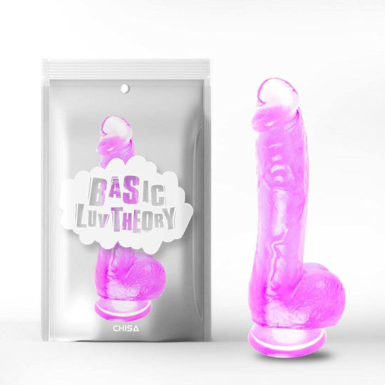Chisa Novelties Ρεαλιστικό Dildo με Όρχεις και Βεντούζα Μωβ