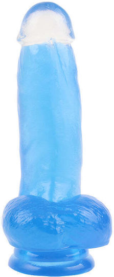 Chisa Novelties Lover Ρεαλιστικό Dildo με Όρχεις και Βεντούζα Μπλε