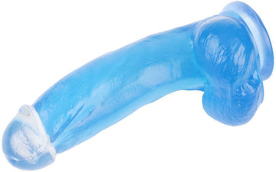 Chisa Novelties Lover Ρεαλιστικό Dildo με Όρχεις και Βεντούζα Μπλε
