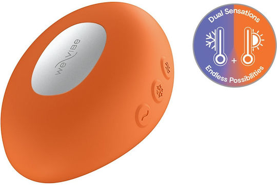 We-Vibe Clitoral Vibrator with Remote Control 9.5cm Orange