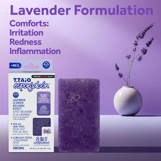Esponjabon Lavendel Seifenriegel