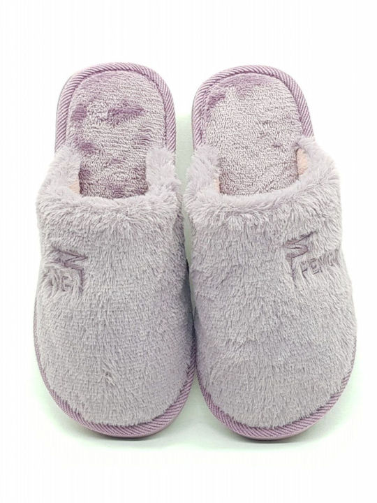 Winter Women's Slippers Burgundy