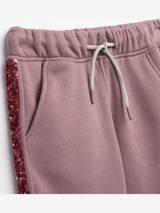 Kids Sweatpants Set Brown 2pcs