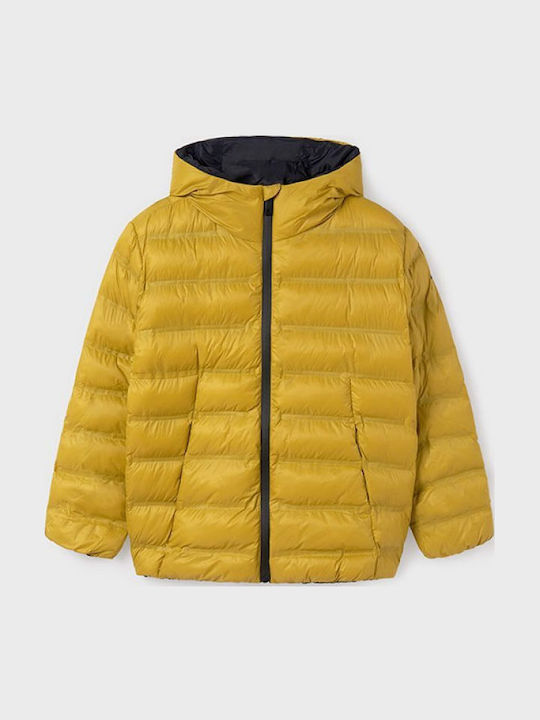 Kids' Casual Jacket with Hood Yellow