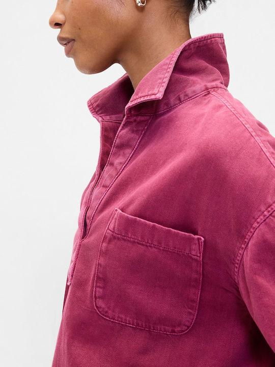 Women's Blouse Cotton Long Sleeve Beaujolais