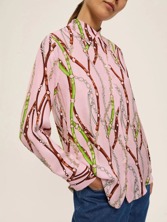Women's Long Sleeve Shirt Pink