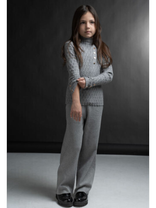 Kids' Set with Pants Winter 2pcs Gray