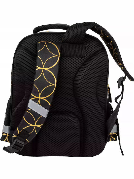 Derform Schulranzen Rucksack Schwarz 19Liter