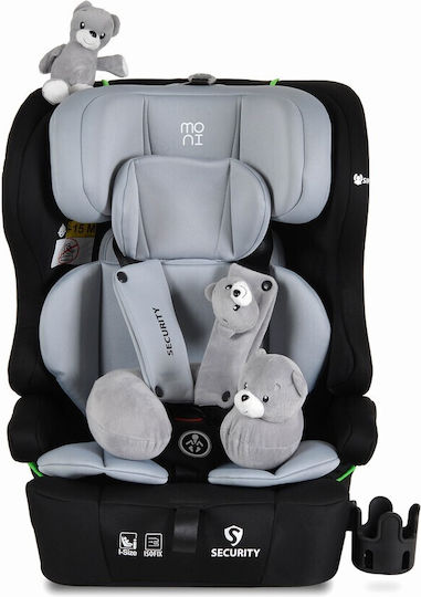 Moni Security Καθισματάκι Αυτοκινήτου i-Size με Isofix Space Grey 9-36 kg