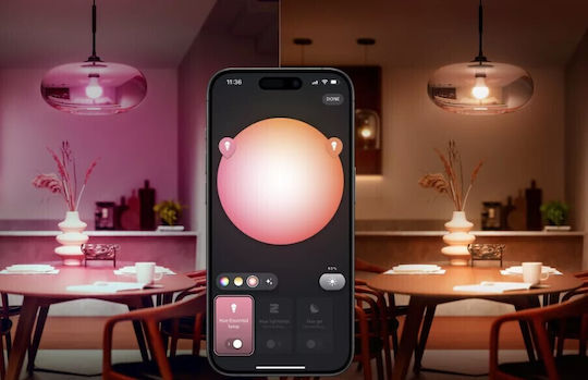 Philips Hue White & Color Ambiance Starter Kit Kit Inteligent Compatibil cu Hue Bridge