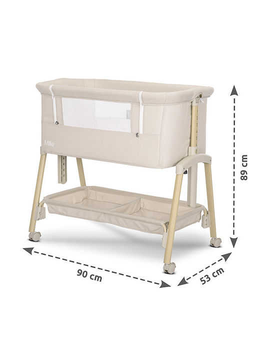 Lorelli Cradle Millie with Mattress and Wheels Black