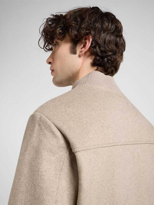Jacke Bomber Ecru