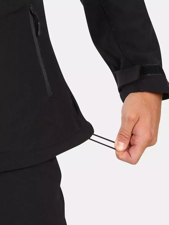 Χειμωνιάτικο Μπουφάν Softshell Αδιάβροχο και Αντιανεμικό Black