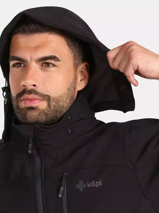 Χειμωνιάτικο Μπουφάν Softshell Αδιάβροχο και Αντιανεμικό Black