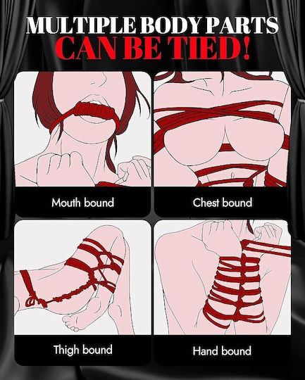 Bow Tie BDSM Kit σε Κόκκινο Χρώμα 2τμχ
