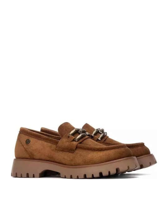 Women's Loafers in Brown Color